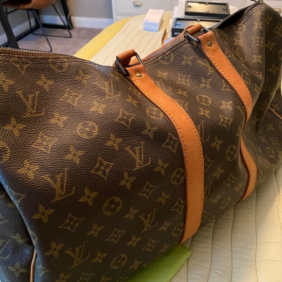 Louis Vuitton Keepall 45 Brown Monogram Canvas Weekender 18 X 10 X 9. - Picture 5 of 14